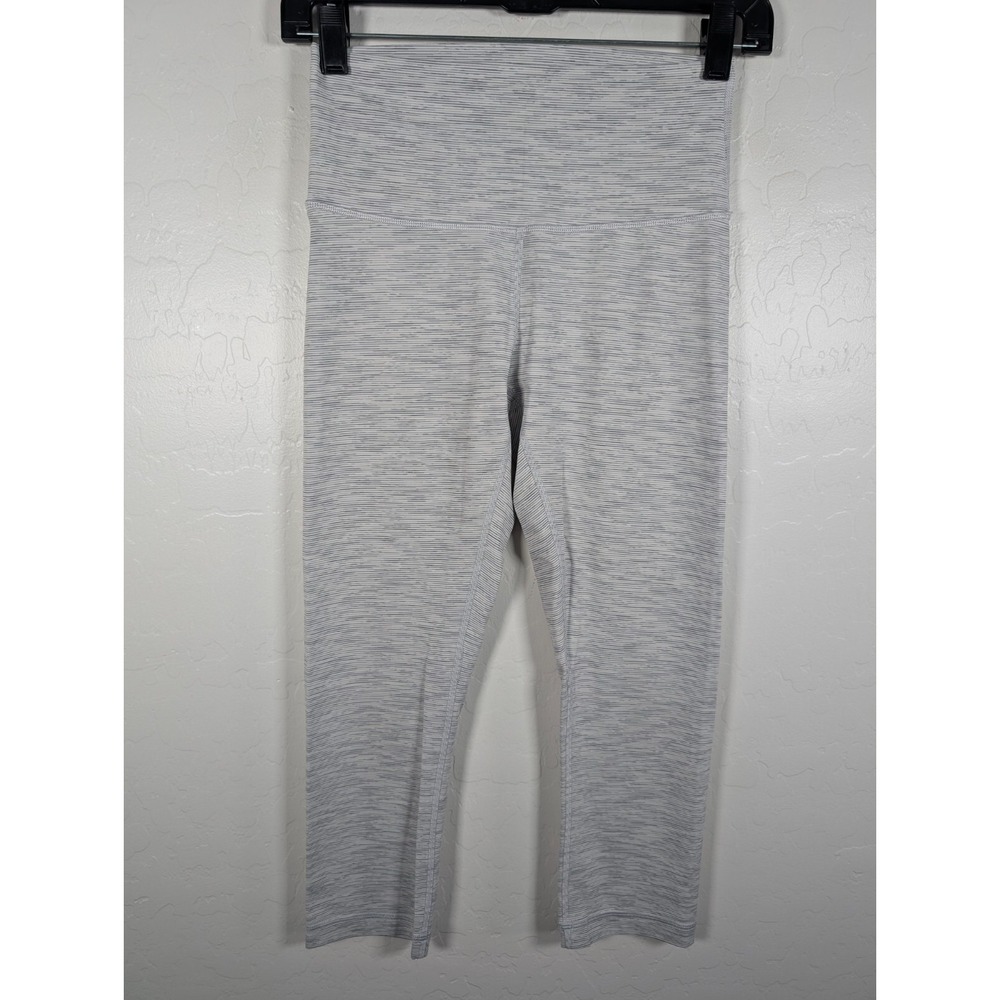 Lululemon Pants Women's 6 Gray Wunder Under Train Luxtreme Cropped Leggings